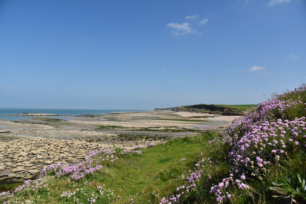 the beach at Audighen 