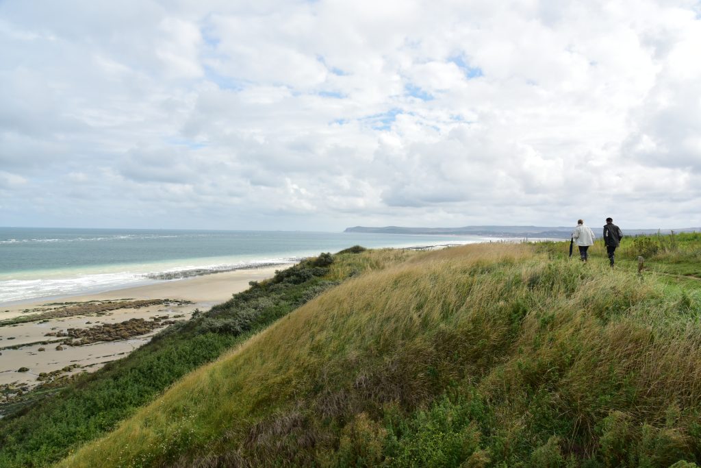 Walking along the coast at Audinghen in Pas-de-Calais