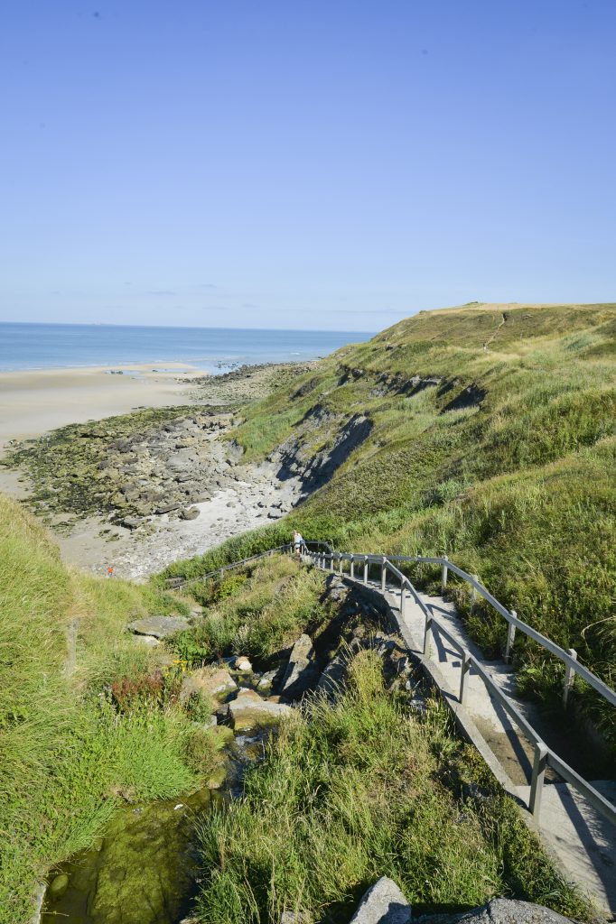 The crevasse cove at Equihen on the Opal Coast