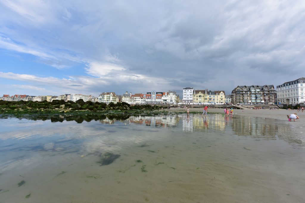 The beach at Wimereux is perfect for families